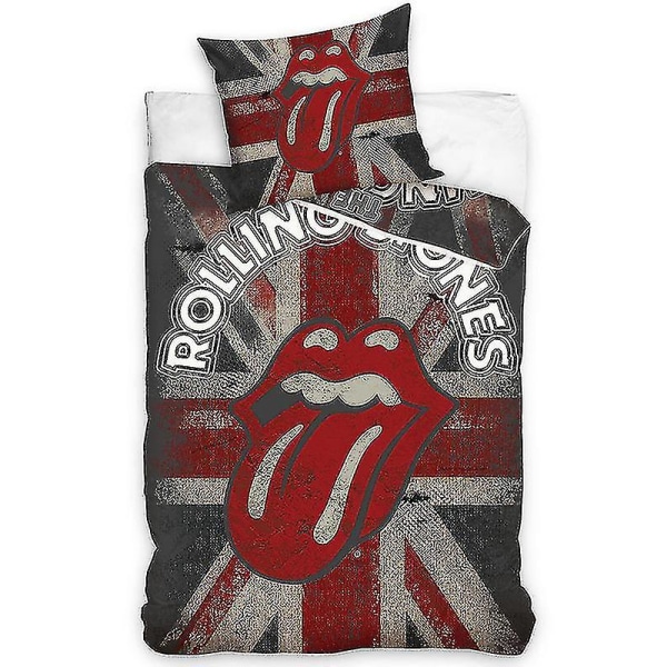 The Rolling Stones Union Jack enkelt dynebetræk - europæisk størrelse