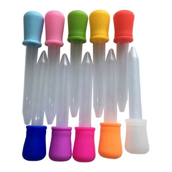 5ml Plast Dropper Flydende Pipette Dropper Squeeze Transfer Pipetter Dropper