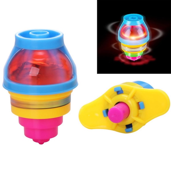 15 st LED-upplysta blinkande UFO-snurrtopparna Utbildningsspel Leksaker Presenter till barn