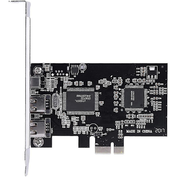 Pci-e Pci Express Firewire-kortti Ieee 1394 -ohjainkortti Firewire-kaapelilla Video Audio Tr:lle