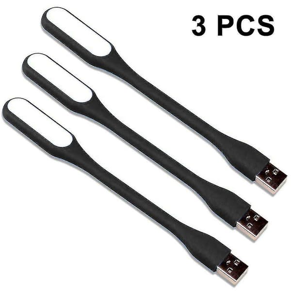 3 stk. Mini USB LED-lys, velegnet til USB-lys på laptop-tastatur