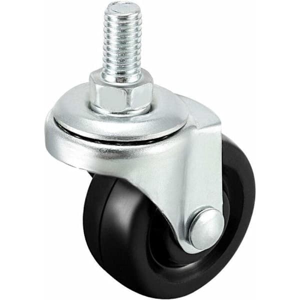 4 kpl 40 mm kumipyörät M8-kierteellä