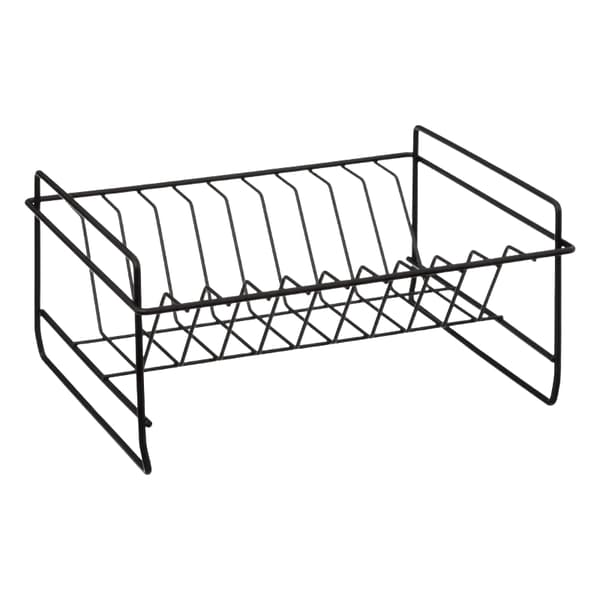 Diskställ - 2 Våningar - Metall Svart Black Svart