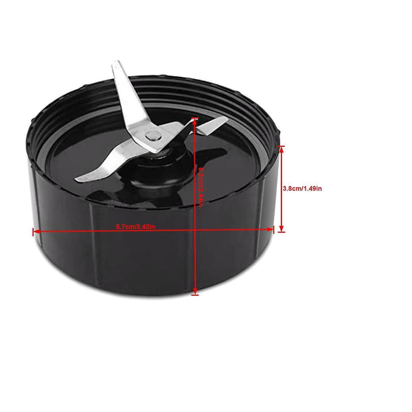 2 pakke erstatningsbladdeler for 250w blender, juicer og mikser, blendererstatningsdeler Mb1001