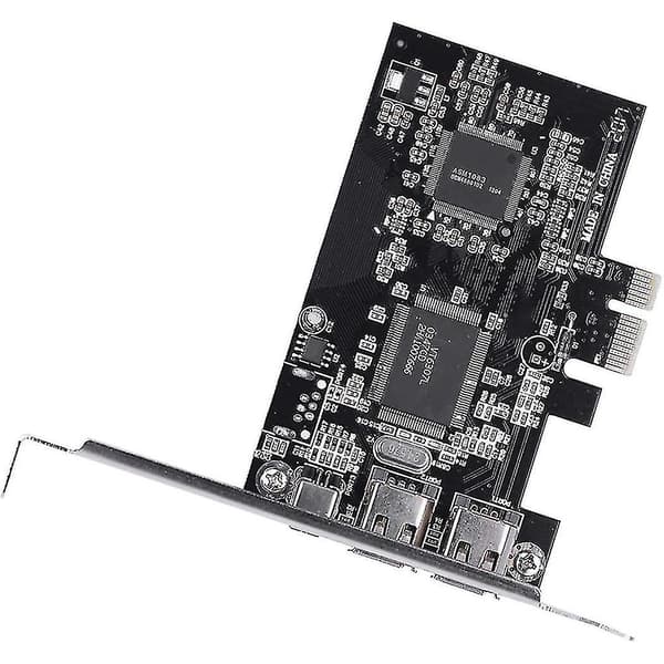 PCI-e PCI Express Firewire-kort IEEE 1394 kontrollerkort med Firewire-kabel for video og lyd