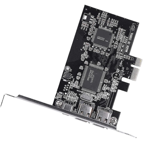 Pci-e Pci Express Firewire-kort Ieee 1394-kontrollkort med Firewire-kabel for videolyd Tr