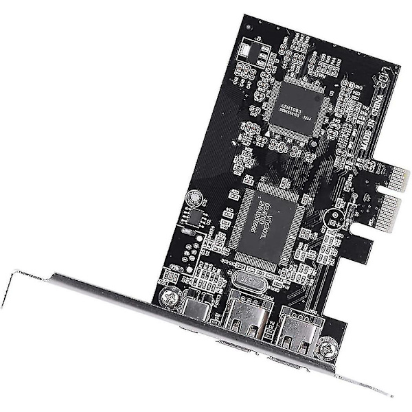 Pci-e Pci Express Firewire-kortti Ieee 1394 -ohjainkortti Firewire-kaapelilla Video Audio Tr:lle