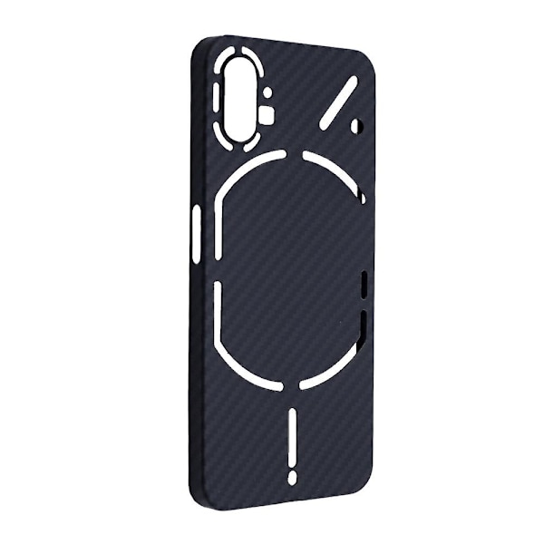 Til Nothing Phone 2 Cover, Slankt Carbon Fiber Cover Kompatibelt Nothing Phone 2 Aramid Fiber Materialer Ultratyndt Stødsikkert Black