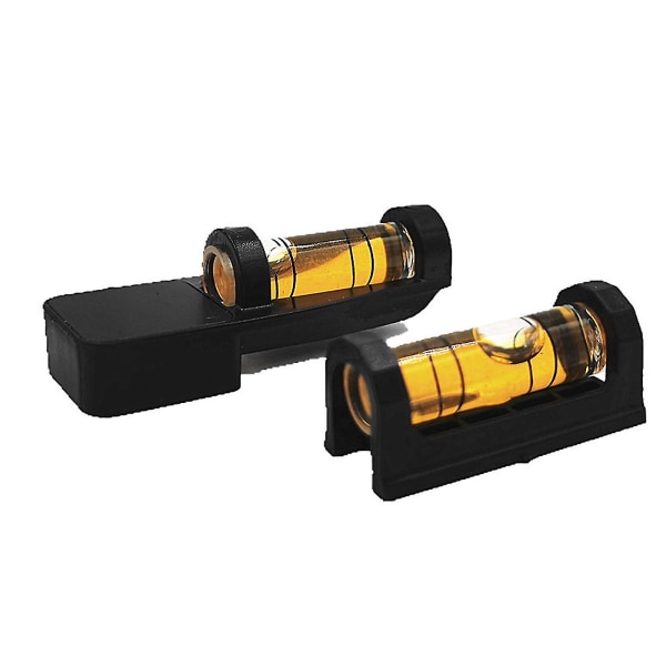 2 st/set Magnetisk vapensmeds vattenpass kikarsiktesmontering Nivelleringsverktyg Magnetiskt vattenpass