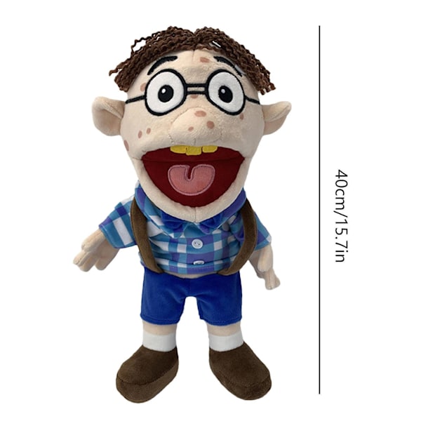 Jeffy hånddukke tegneserie blød plyslegetøj, cosplay dukke dukke spil til børns gave Cody 40cm
