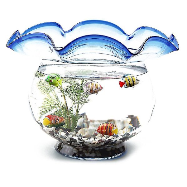 30 stk levende akvariefisk ornament fiskebolle landskap kunstig fisk plastfisk dekor (tilfeldig stil)