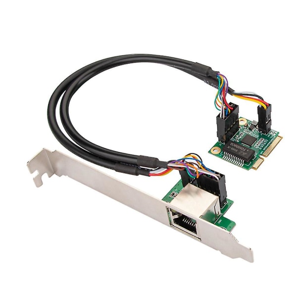 2,5 g Gigabit verkkosovitin 1 portilla 2500 Mbps Mini Pcie 2,5 Gt Ethernet-kortti Rj45 Lan -ohjain