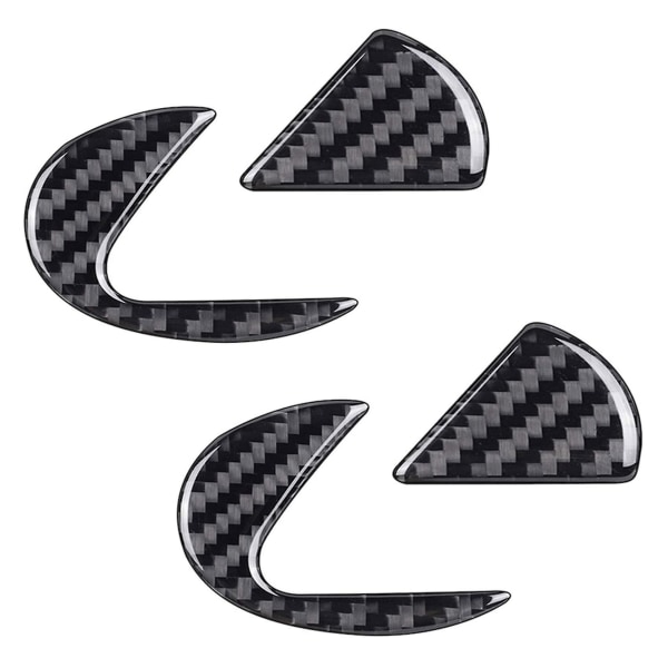 2x For Is F Sport Gs Es Rx Nx Carbon Fiber Ratt-emblem-klistremerke