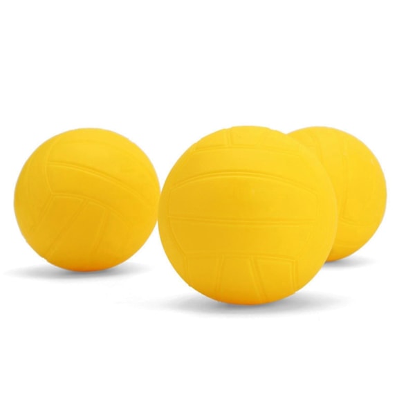 Piikkipallon korvaavat pallot Roundnet-pelipallot takapihalle, uima-altaalle, nurmikolle Yellow 3.5 Inch 3pcs