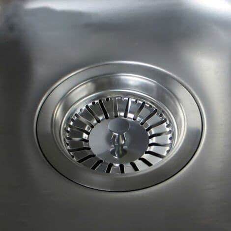 (Diameter: 84 mm) Kjøkkenvasktilbehør - Avløpsplugg i rustfritt stål
