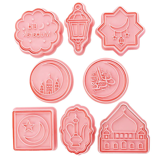 Uusi mold -8 set - Printed kohokuvioitu mold soveltuu kakkulasten syntymäpäiväjuhliin