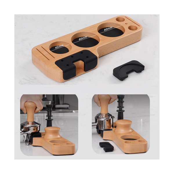 Kaffe Tamper Holder Stasjon, Bærbar Kaffefilterholder, Espresso, A