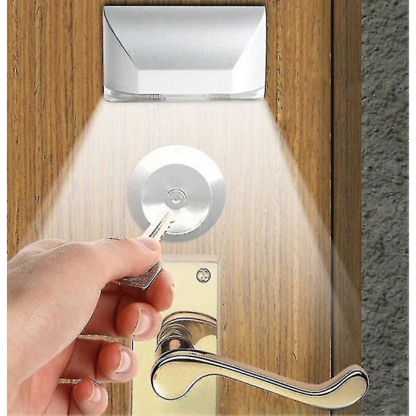 Led älykäs ovilukkokaappi avaimen induktio pieni yövalotunnistin (1 kpl)