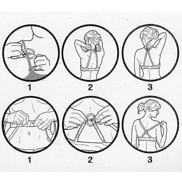 BH-bandsklämmor för kvinnor, set med förlängare för att dölja racerback-clips (6 st, svart, hudfärg, transparent färg)