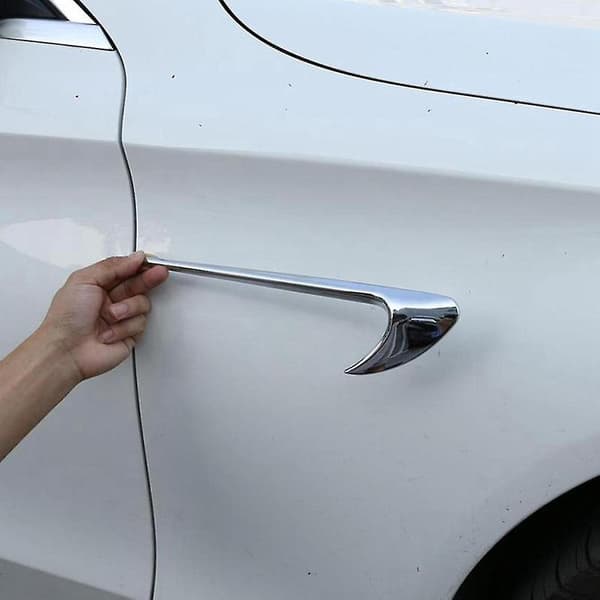 1 par Bilstyling Sidoluftsventil Trim För C E Glc Klass W205 W213 E63s Blad Dekal B