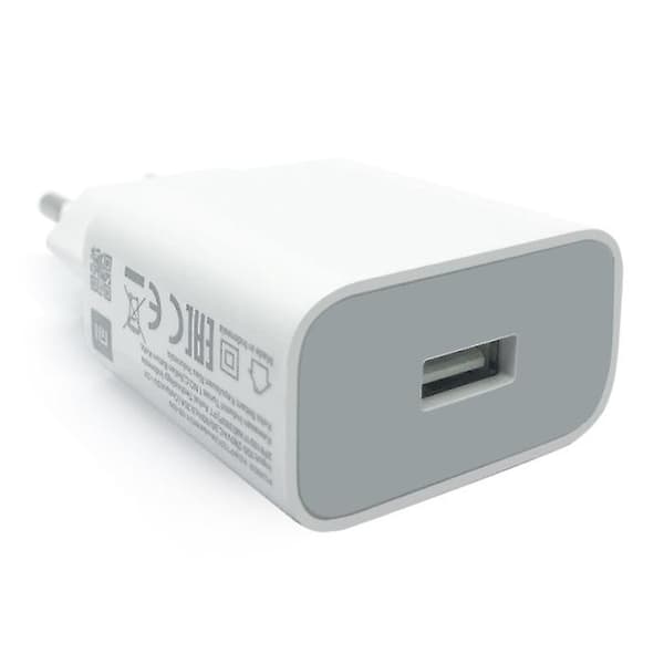 Xiaomi Hurtiglader Plugg + USB-C Laderkabel - 3A Rask Lading 3.0 Laderadapter og Datakabel Hvit