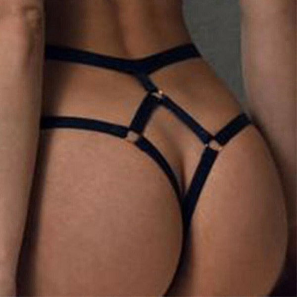 Hurtig levering Kvinders sexede lingeri-thongs Trusser åbent skridt Skridtløst undertøj G-streng