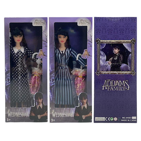 Gränsöverskridande Nya Utrikeshandel Leksaker En Docka Av Adams Wednesday Addams Dockfabrik Grossist