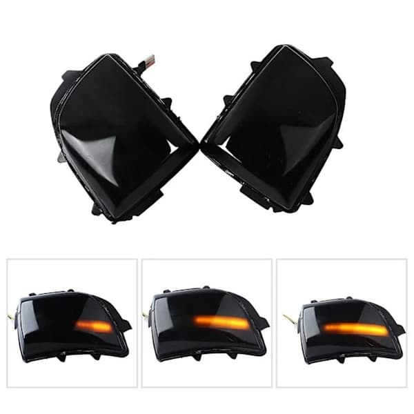 Dynamisk blinklys LED-sidespeilindikator blinklys for XC70 2008-2012 XC90 2007-2014