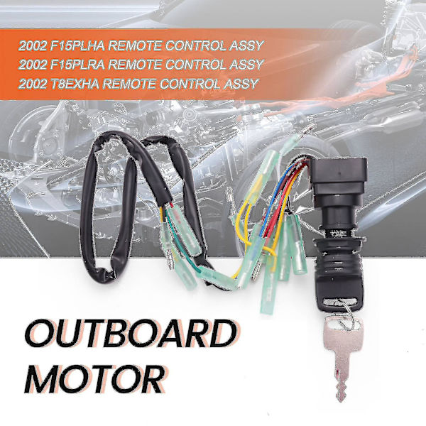 Tändningslåsnyckel Assy för Yamaha Utombordsmotor Kontrollbox 703-82510-43-00
