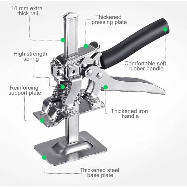 Reusable Tile Leveling System with 120kg Capacity - Precision Installation Tool Kit for Tradesmen
