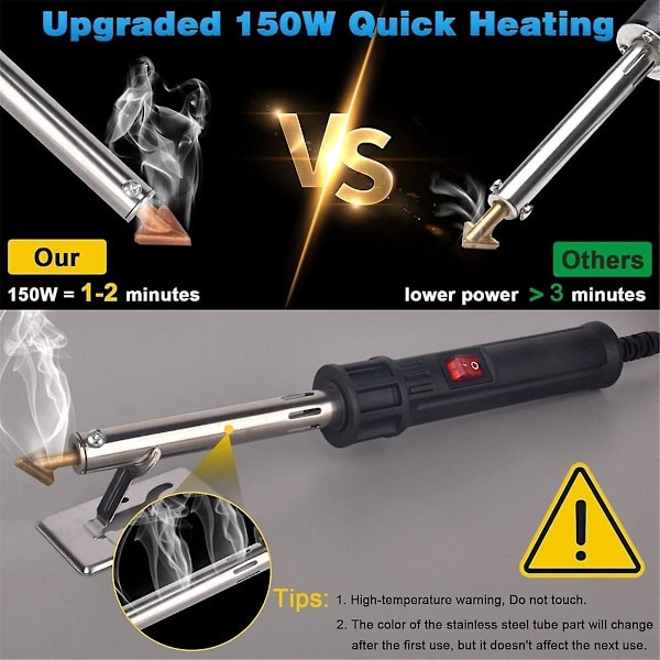 150W 3-in-1 muovihitsauslaite, muovihitsaussetti, juotoskärjet muovihitsaussetti DIY-projekteille, puskurit K