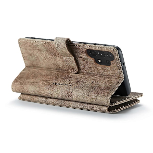 Til Samsung Galaxy A13 4G/A13 5G/A04S/A04/M13 5G CaseMe C30 Multifunktionelt Telefon Læder Etui Brown