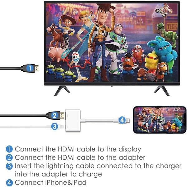 Apple Lightning Digital AV-adapter Apple MFi-certificeret