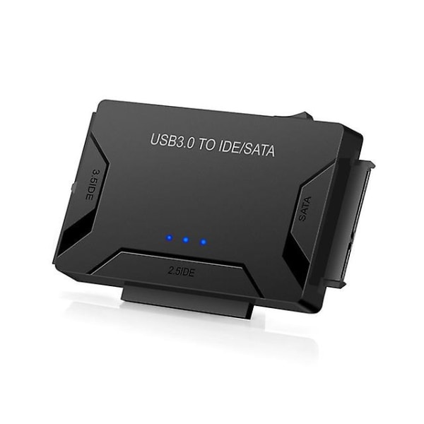 USB 3.0 till Sata Ide Hårddisk Adapter Converter Kabel för 3,5 2,5 tum Hdd/ssd Cd Dvd Rom Cd-rw 3 In 1 Ide Sata Adapter