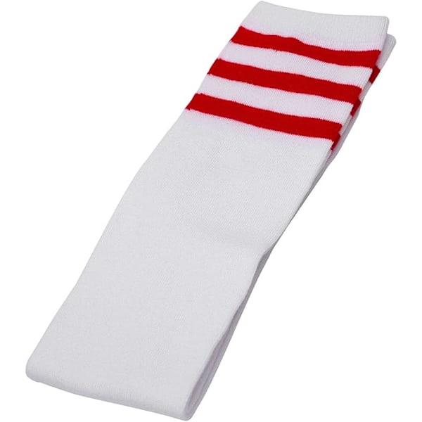 Randiga knähöga strumpor för kvinnor Lårhöga tights Casual Höga strumpor