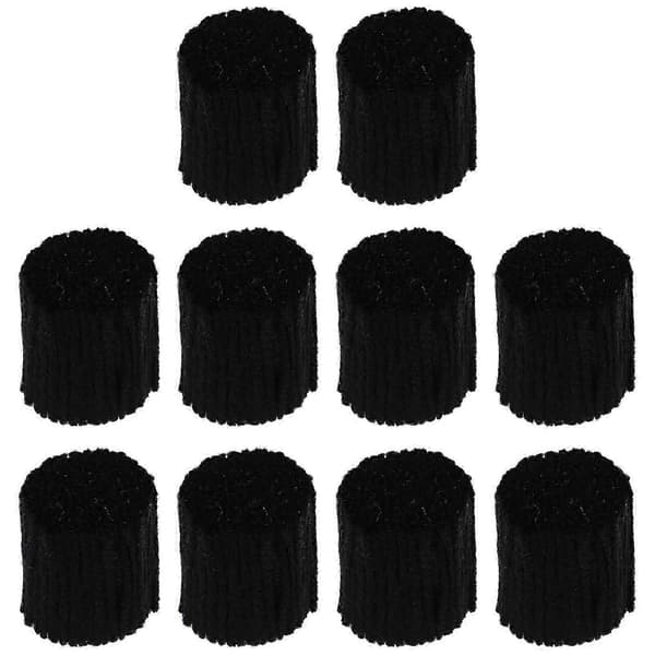 Tæppefremstillingsgarn, perfekt til Latch Hook-teknikker, materiale Black 6X3.5cm