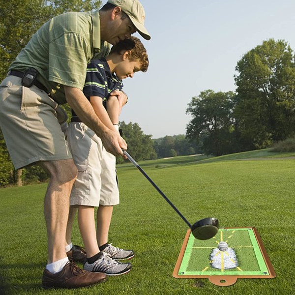 Golfträningsmatta för slagdetektering, slagmatta för golfträningshjälp, vägfeedback Golfträningsmattor