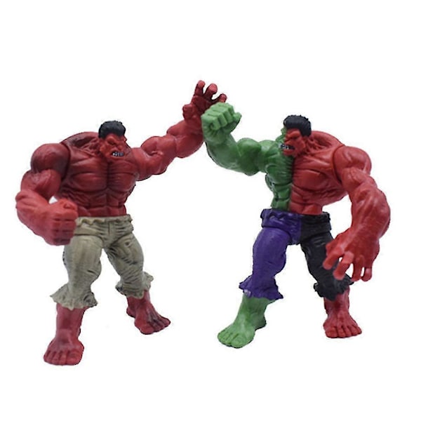 4kpl/setti Supersankari Hulk Hahmo Lelu Monivärinen Hulk Toimintahahmot Keräily Mallilelut Lapsille Pojille Lahjat
