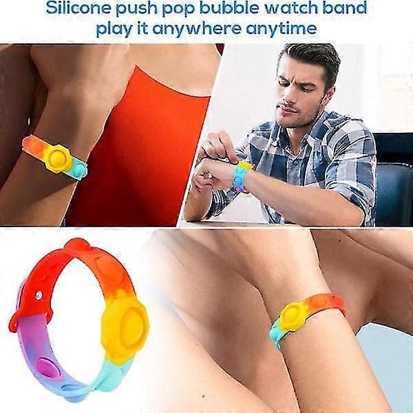 Fidget Leker! Pop it armbånd 2-pakning | Justerbar | Moro!!
