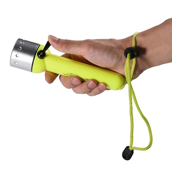 Led Vanntett Scuba Diver Dykker Lommelykt Undervanns Flash Light Torch