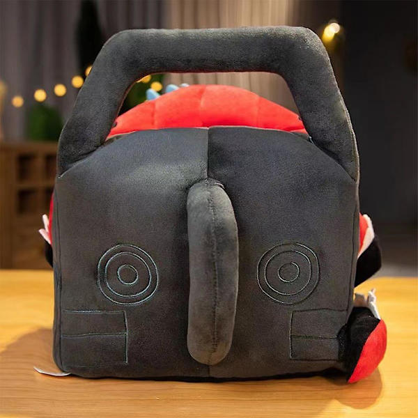 Anime Chainsaw Man Denji Pochita Hatt Rolig Plysch Huvudbonad Mjuk Plysch Mask Kostym Halloween Party Cosplay Rekvisita För Vuxna