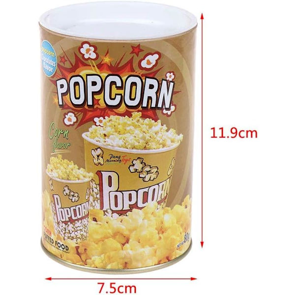 Kartoffelchips Slange Dåse Spring Slange Legetøj Gave Aprilsnar Halloween Fest Dekoration Jokes, Kartoffelchips Stil, Popcorn 2 Stykker