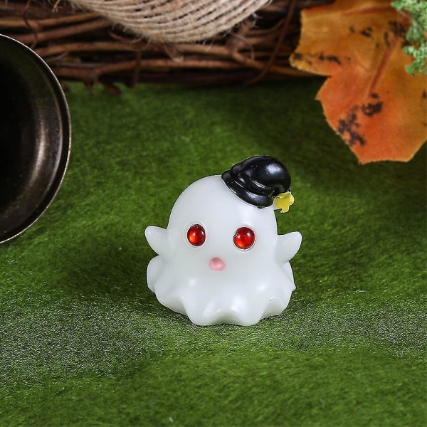 1st Vampyr Halloween Ornament Söt Harts Hantverk Halloween Dekor Mini Miniatyr