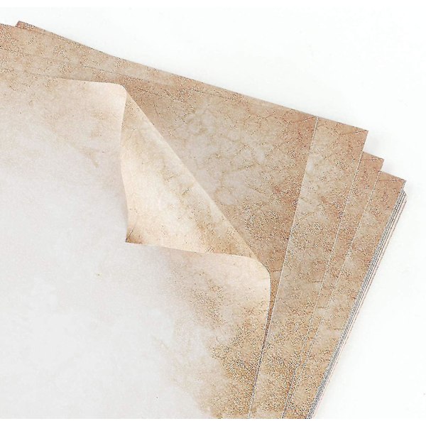 100 ark skrivepapir med mønster gammelt papir DIN A4 120 g/m Absofine offsettrykk