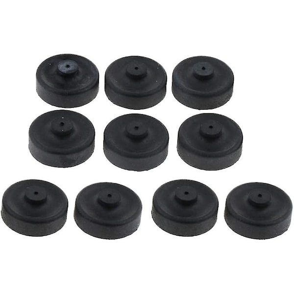 10 stk Gummikoppdeler Membran Luftpumpe For Akvarium Fiskepumpe Erstatning, Svart, 2