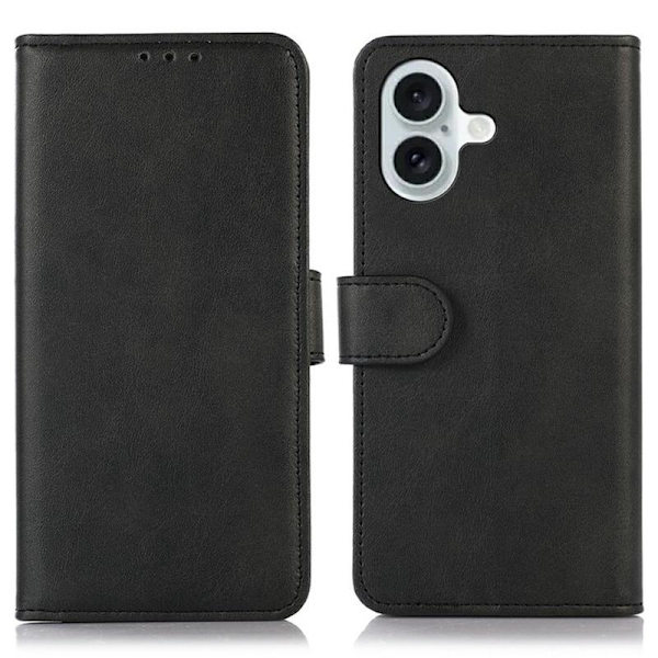 iPhone 17 Etui Læder Sort 71