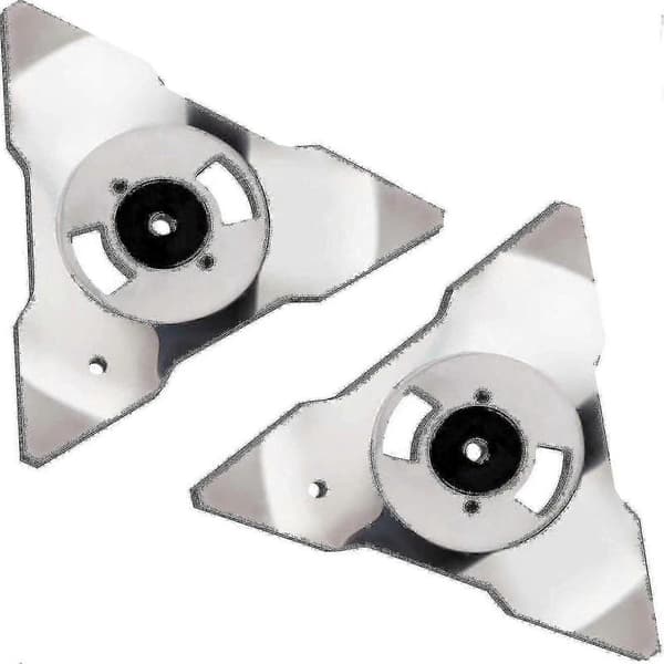 2-pack ersättningsblad för Robomow robotgräsklippare RS TS MS RC TC MC modeller, rostfritt stål S2