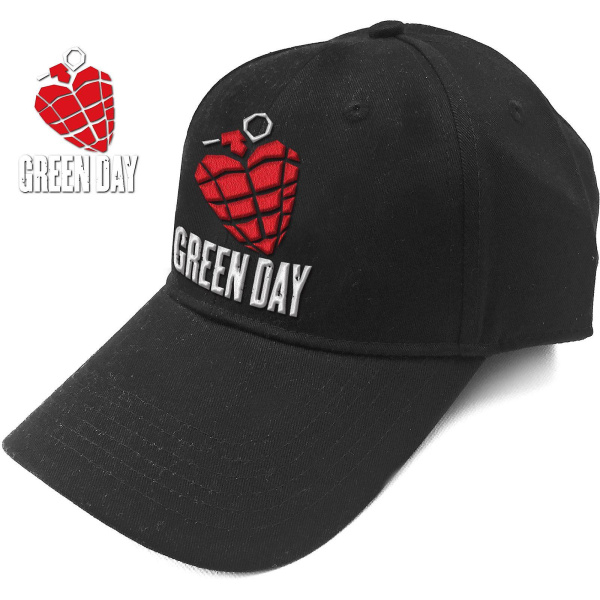 Green Day Curve Peak Snapback Cap ~ Granatlogo