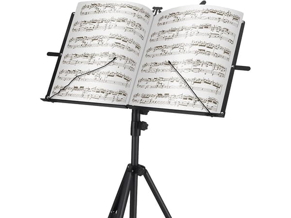 Nodestativ / Stativ til Nodebog - Sammenklappeligt med Taske - 130cm 780