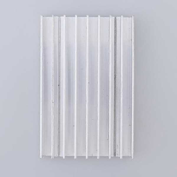 IC Køleblæser Køleplade Tilbehørssæt Køler Finne til LED-lys 100x65.5x15mm
